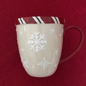 Longaberger Jumbo Snowflake Mug